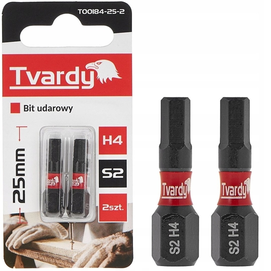 Picture of Bit udarowy H4 25mm S2 (2/10/50/500)