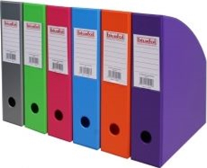 Picture of Biurfol Pojemnik Na Katalogi A4 / 10 cm srebrny