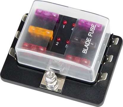 Attēls no Blow 0273#                Sam.oprawa na 6 bezpieczników + led