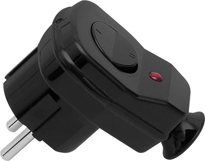 Attēls no Blow 2399# Wtyczka wt-16us/k kt.czarna z prze+di