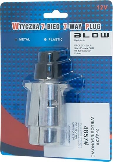 Picture of Blow 4857# Wtyczka przyczepy samoch. aluminium 7pin