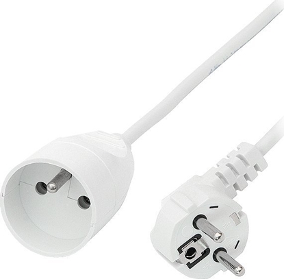 Attēls no Blow 9817#                Przeduacz sieciowy ps-171 1-gniazdo z uziemieniem 5m biay 3x1mm