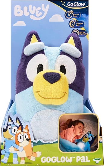 Picture of Bluey Bluey Light Up Bedtime Pal, soft night light by GoGlow