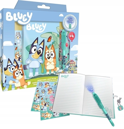 Picture of Bluey pamitnik + magiczne pióro BY00007