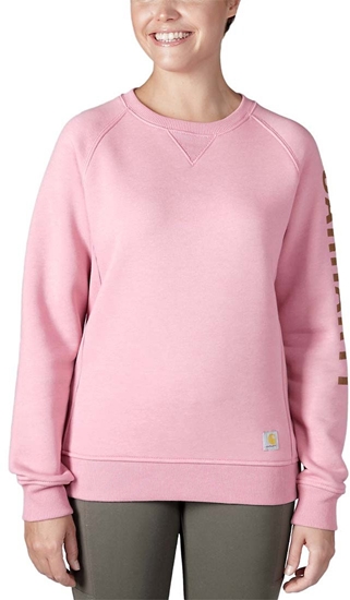 Picture of Bluza Carhartt Clarksburg Graphic Crewneck Pink
