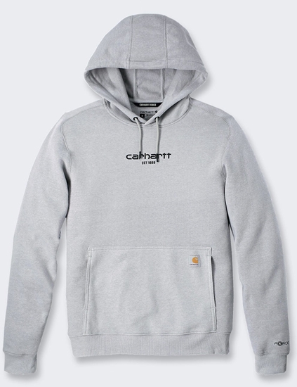 Picture of Bluza Carhartt Force Lightweight Logo Asphalt