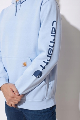 Picture of Bluza Carhartt Mid Signature Sleeve Logo Fog Blue