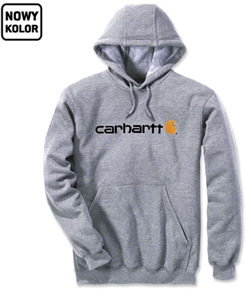 Изображение Bluza Carhartt Signature Logo Midweight Grey