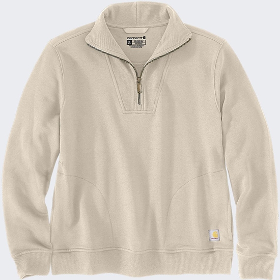 Изображение Bluza Carhartt Tencel Fiber HalfZip Oat Milk