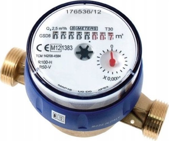Picture of BMETERS Wodomierz GSD8-RFM zimna woda 1/2 AF 2,5m3/h klasa C