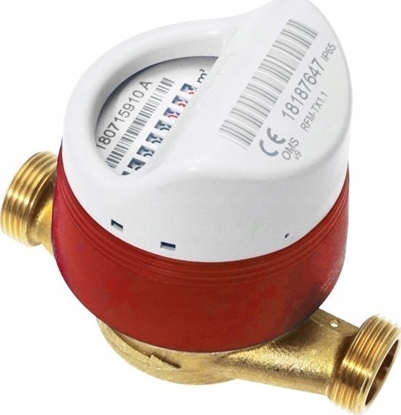 Изображение BMETERS Wodomierz JS antymagn, 1/2, przepyw 1,6 do wody ciepej MIDR100/R50 z moduem radiowym IP65