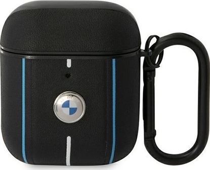 Изображение BMW BMW BMA222RVSK AirPods 1/2 cover czarny/black Leather Color Lines