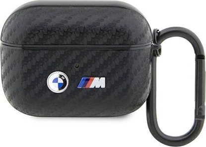 Изображение BMW BMW BMAPWMPUCA2 AirPods Pro cover czarny/black Carbon Double Metal Logo