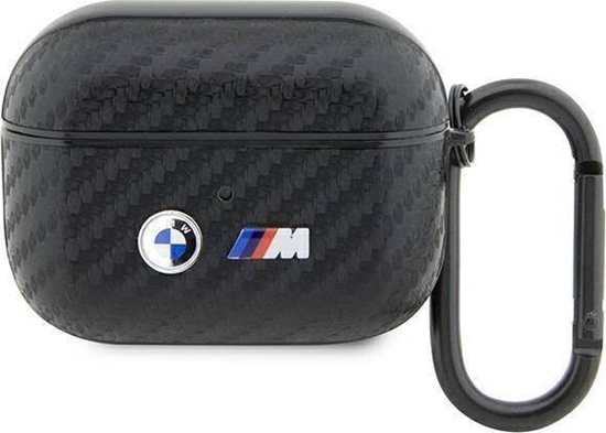 Изображение BMW BMW BMAPWMPUCA2 AirPods Pro cover czarny/black Carbon Double Metal Logo