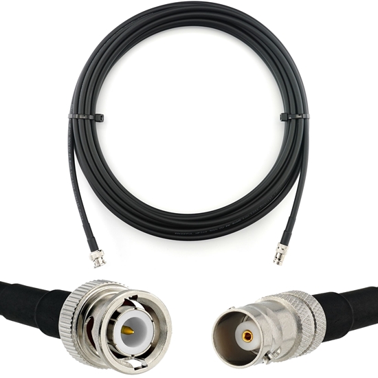 Изображение BNC Male to BNC Female 10m Coaxial Cable — HF240 (LMR240 equivalent)