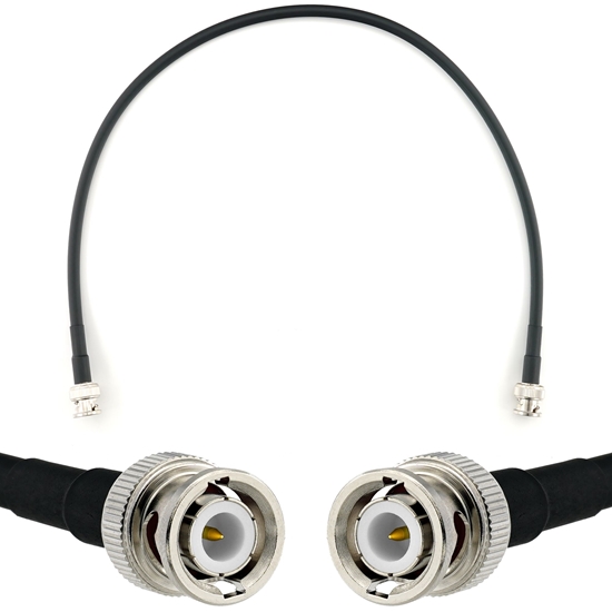 Picture of BNC Male to BNC Male 50cm Coaxial Cable — HF240 (LMR240 equivalent)