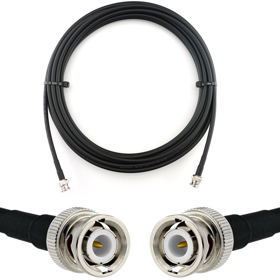 Picture of BNC Male to BNC Male 5m Coaxial Cable — HF240 (LMR240 equivalent)
