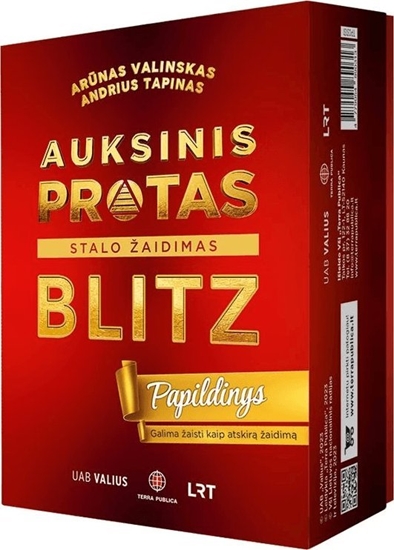 Изображение BOARD GAME AUKSINIS PROTAS.BLITZ PAPILD