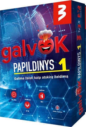 Picture of BOARD GAME GALVOK PAPILDINYS