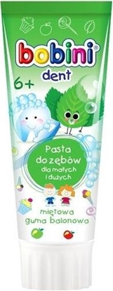 Picture of Bobini Pasta do zbów 6+ mitowa guma balonowa 75ml