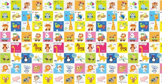 Изображение BOCIOLAND BL123-SKADANA MATA             KONTRASTOWA 150X200CM HAPPY DAY