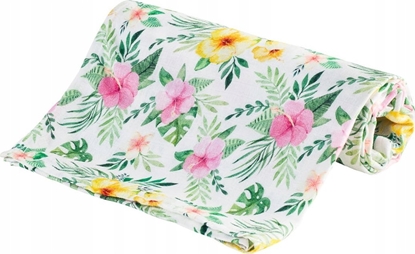 Attēls no Bocioland BOCIOLAND BOC0302-PIELUSZKA BAMBUSOWA 12 0X120CM KWIATY