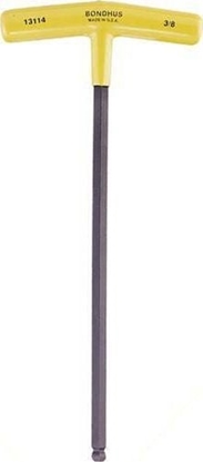 Изображение Bondhus Klucz imbusowy calowy 1/4 BONDHUS - uchwyt T, z kulk