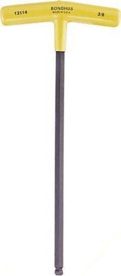 Изображение Bondhus Klucz imbusowy calowy 1/4 BONDHUS - uchwyt T, z kulk