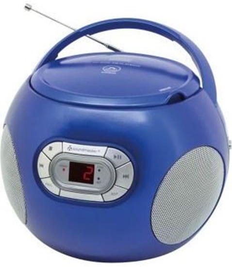Picture of BOOMBOX SOUNDMASTER SCD2120BL FM, CD/CD-R/RW, SIECIOWO-BATERYJNY, GNIAZDO SUCH.
