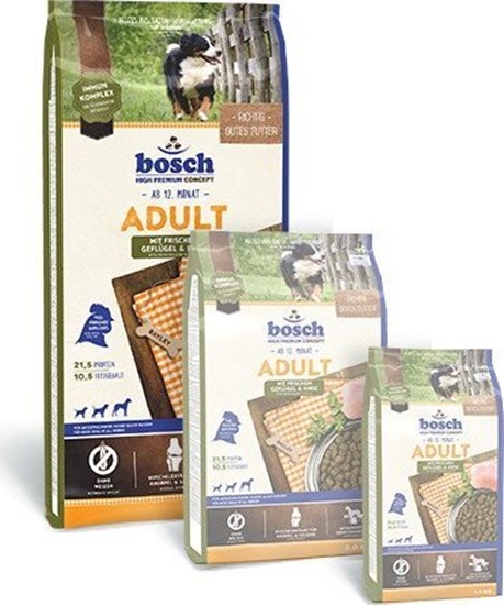 Изображение Bosch BOSCH Adult Fresh Poultry & Millet - wiey kurczak i orkisz 15kg - sucha karma dla psa