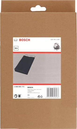 Изображение Bosch Bosch disposal bag (PE), for GAS 18V-12 MC Professional, bag (black, 10 pieces)