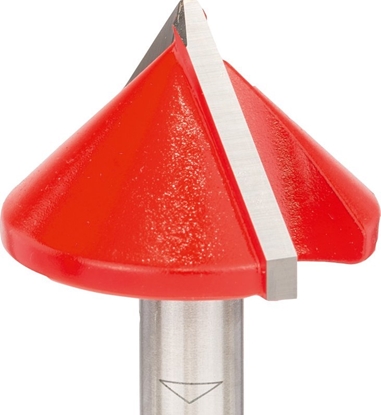 Изображение Bosch Bosch V-groove cutter Expert for Wood,  31.8mm, 90° (shank  8mm, double-edged)