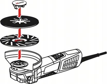 Изображение Bosch Bosch X-LOCK fiber disc R780 Best for Metal and Inox, 125mm, grinding disc (O 125mm, K 100)