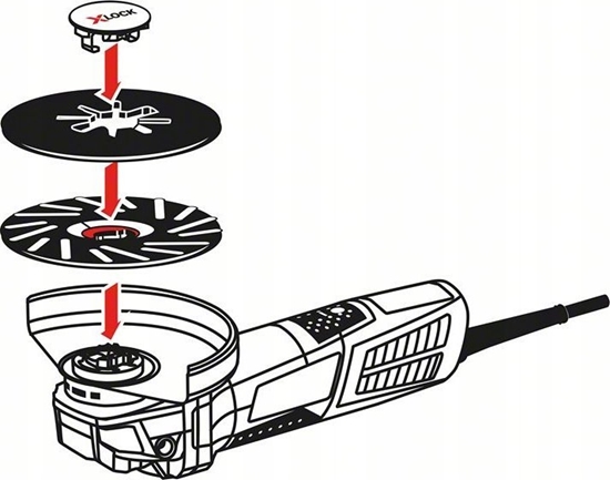 Изображение Bosch Bosch X-LOCK fiber disc R780 Best for Metal and Inox, 125mm, grinding disc (O 125mm, K 100)