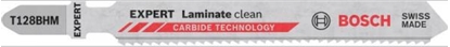Изображение Bosch Brzeszczoty do wyrzynarek EXPERT Laminate Clean T128BHM 3 szt.