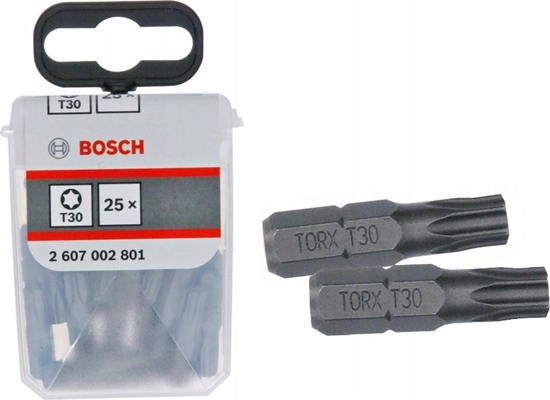 Изображение Bosch kocówka wkrcajca EXH T30 x 25mm 25 sztuk (2607002801)