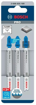 Attēls no Bosch BOSCH SAW BLADE T PRO METAL THICK T121BFC 92 mm /3 pcs.