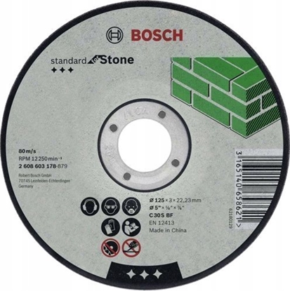 Изображение Bosch Stone Cutting Disc Bosch 125X3x22.23