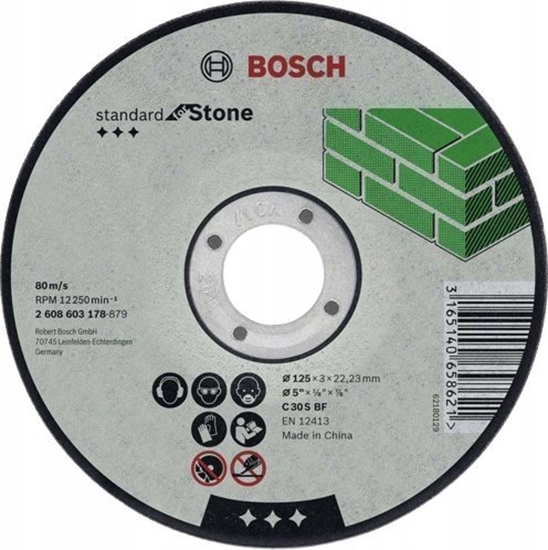 Изображение Bosch Stone Cutting Disc Bosch 125X3x22.23