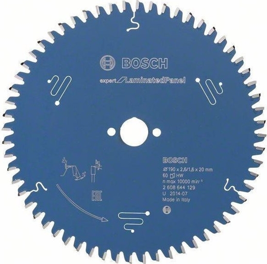 Изображение Bosch TARCZA PILARSKA EXPERT FOR LAMINATED PANEL 190*20*2.2 60T