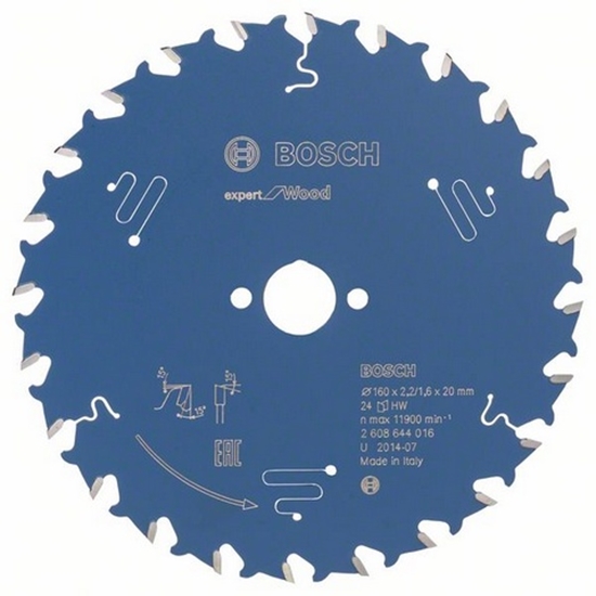 Picture of Griešanas disks Bosch Expert for Wood 2608644016; 160x20 mm; Z24