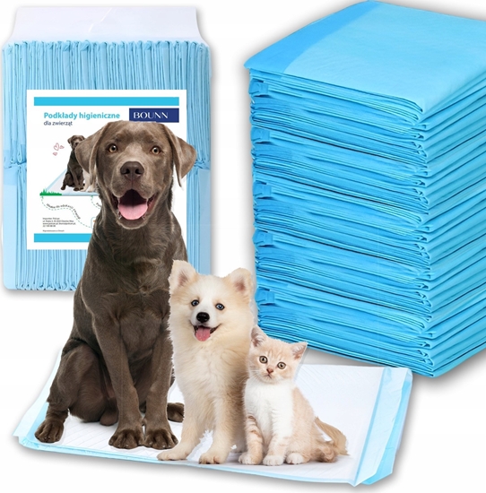 Picture of Bounn PodkÅad higieniczny dla zwierzÄt 60x60 cm chÅonnoÅÄ do 500 ml | 50 sztuk