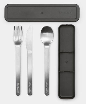 Picture of BRABANTIA Make & Take cutlery set dark grey 206641
