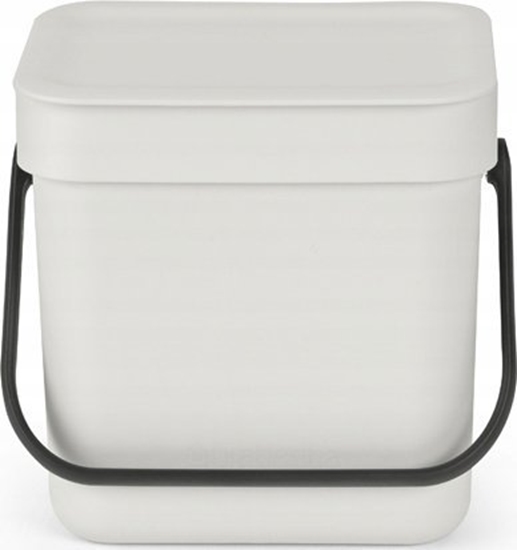 Изображение Brabantia Sort & Go Waste Bin Light Grey 3 L
