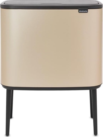 Picture of Brabantia Waste Bin Bo Touch Bin Champagne, 11 + 23 L
