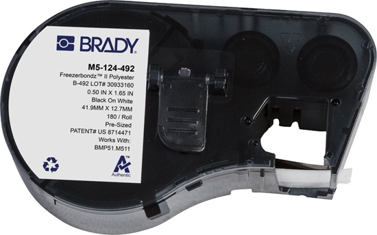 Picture of Brady FreezerBondz labels for the