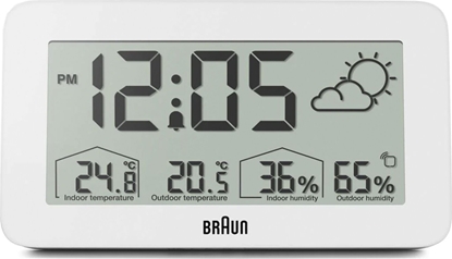 Attēls no Braun BC 13 W DCF Digital Weather Station white