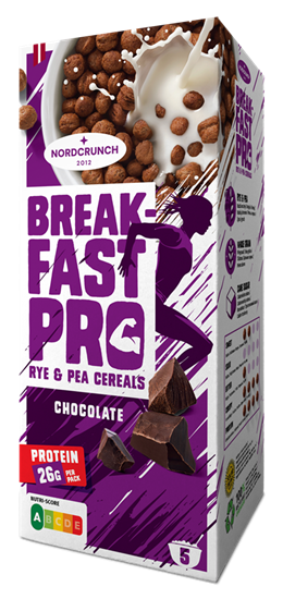 Picture of Breakfast Pro rudzu un zirņu bumbiņas ar šokolādi, 150g