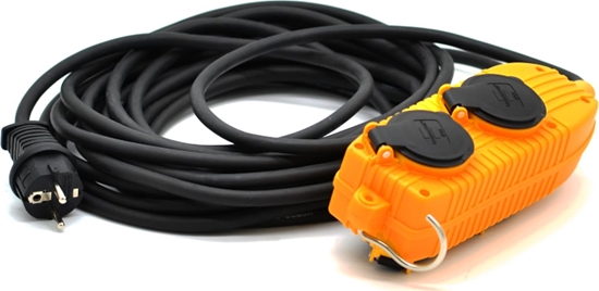 Изображение Brennenstuhl Przeduacz Powerblock IP54 do zastosowan budowlanych 10m 4x230V/16A H07RN-F 3G1,5 1169604010