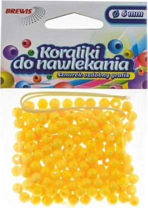 Изображение BREWIS Koraliki do nawlekania 6mm K6-2 óty Brewis